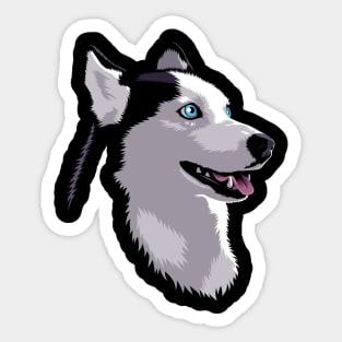 Siberian husky Sticker